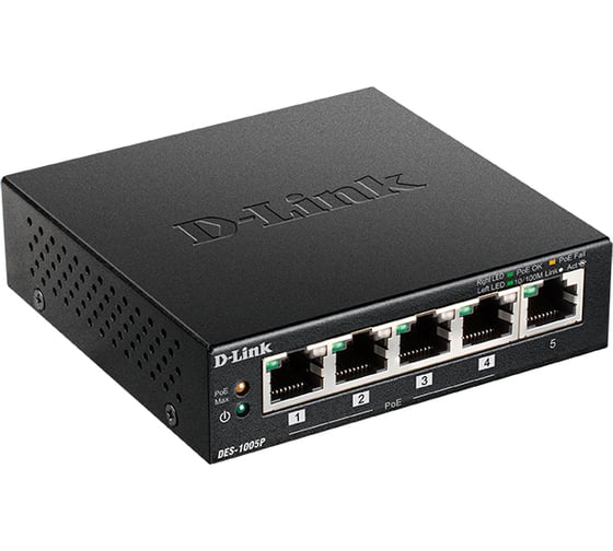 Коммутатор D-link DES-1005P
