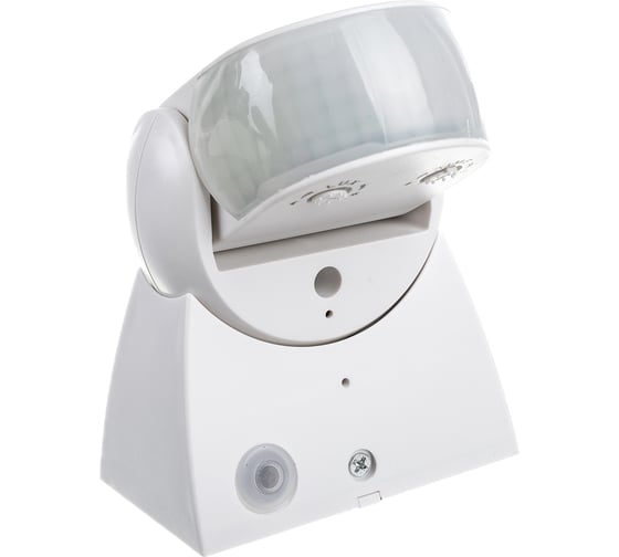 Датчик движения ЭРА MD 013 белый 1200Вт 180гр 12м IP65 Б0043790