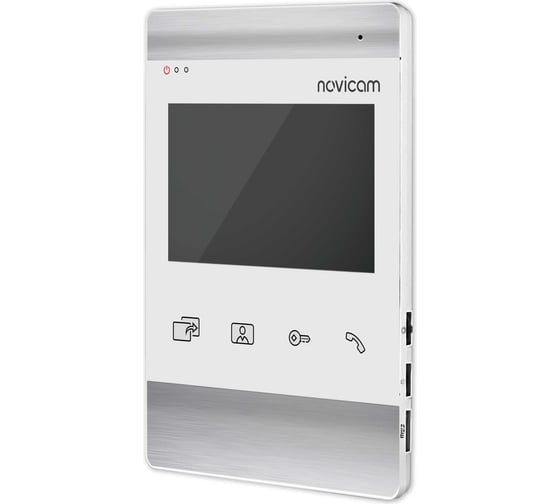 Видеодомофон для дома, офиса, квартиры Novicam WHITE MAGIC 4 HD. Дисплей 4.3.Функция Не беспокоить.Запись фото/видео.Совместим с подъездным домофоном через модуль сопряжения с поддержкой HOOK 4851