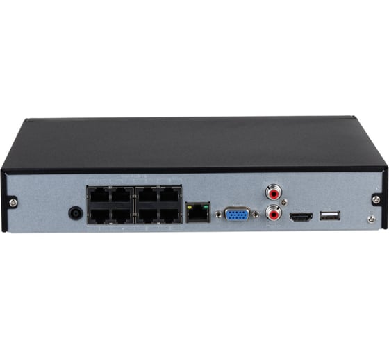 8-ми канальный IP видеорегистратор Dahua с PoE DHI-NVR4108HS-8P-4KS2/L