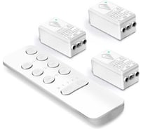 Умный пульт GRITT Practic 3кл. с таймером комплект: 1 пульт, 3 радиореле 1000Вт 21113