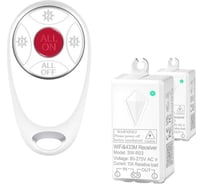 Умный пульт GRITT Practic SX 3кл. комплект: 1 пульт, 2 радиореле 1000Вт 21119