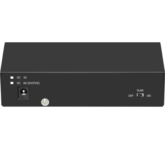 Коммутатор GIGALINK неуправляемый, 4 PoE af/at порта, 1000Мбит/с, 1 Upl, 1 SFP, 65W GL-SW-G005-04P