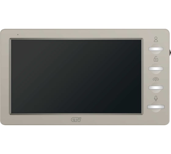 Монитор видеодомофона CTV M3702 Gamma Be, формата AHD с IPS экраном 7, со встроенным источником питания, бежевый 10-0001037 1