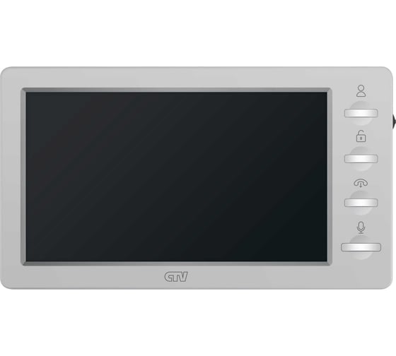Монитор видеодомофона CTV M3702 Gamma Sm, формата AHD с IPS экраном 7, со встроенным источником питания, дымчатый 10-0001033