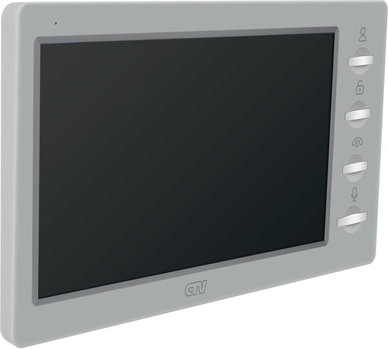Монитор видеодомофона CTV M3702 Gamma PI, формата AHD с IPS экраном 7, со встроенным источником питания, платиновый 10-0001036