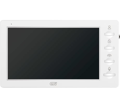 Монитор видеодомофона CTV M3702 Gamma W, формата AHD с IPS экраном 7, со встроенным источником питания, белый 10-0001032
