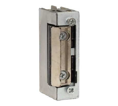 Электромеханическая защелка симметричная узкая Smartec ЭМЗ ST-SL451NC радиальный язычок, HЗ, без планки, регулируемый язычок smkd0428