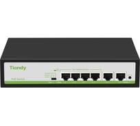 Неуправляемый РоЕ коммутатор Tiandy 6 портов TC-P3S06 F/0420/AT/55 00-01024119