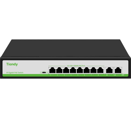 Неуправляемый РоЕ коммутатор Tiandy 10 портов TC-P3S010 G/0820/AT/110 00-01024123