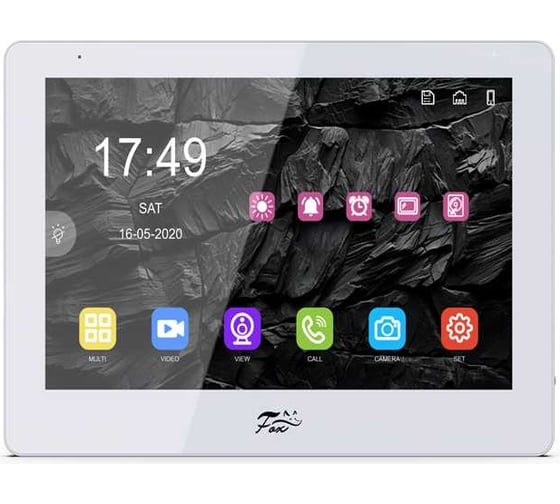 Гибридный MHD/IP-домофон FOX 00HBW (ТАУ КИТА 10W) 10” IPS LCD (1280x800), WIFI, LAN, POE, белый FX-IVD100HBW (БЕЛЫЙ)