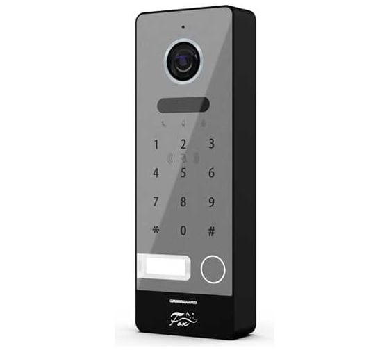 IP видео панель FOX FX-ICP236A 2.0MP CMOS HD IP со считывателем Mifare карт + код, POE (ГРАФИТ) FX-ICP236A  (ГРАФИТ)