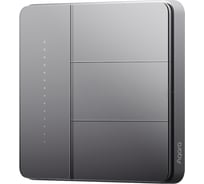 Умный настенный выключатель AQARA Z1 Pro (3 клавиши), цвет: серый, модель ZNQBKG44LM_gr
