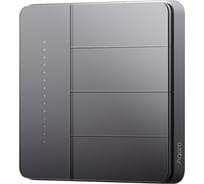 Умный настенный выключатель AQARA Z1 Pro (4 клавиши), цвет: серый, модель ZNQBKG45LM_gr