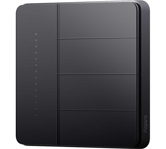 Умный настенный выключатель AQARA Z1 Pro (4 клавиши), цвет: серый, модель ZNQBKG45LM_gr 1