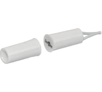 Магнитоконтактный датчик Smartec ST-DM015NO-WT НР, врезной для деревянных дверей smkd0401