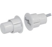 Магнитоконтактный датчик Smartec ST-DM030NO-WT НР, белый, врезной для металлических дверей smkd0822