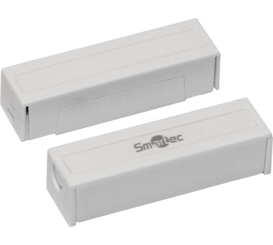 Магнитоконтактный датчик Smartec ST-DM124NC-WT НЗ, белый, накладной для деревянных дверей smkd0511