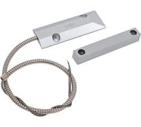 Магнитоконтактный датчик Smartec ST-DM140NC-SL накладной для металлических дверей, металлорукав smkd0219