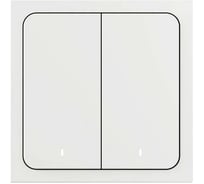 Умный выключатель Yandex Яндекс, 2 клавиши, Zigbee YNDX-00532