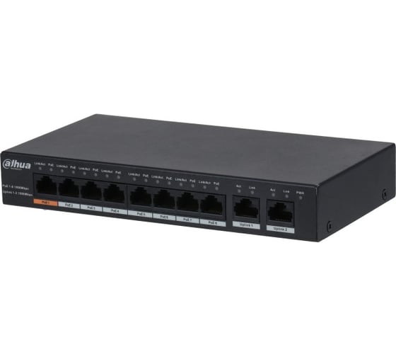Коммутатор Dahua Ethernet, PoE DH-PFS3010-8GT-96 УТ-00035713 1