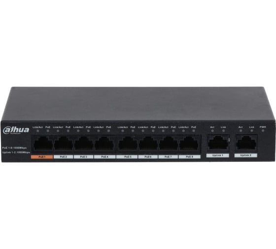 Коммутатор Dahua Ethernet, PoE DH-PFS3010-8GT-96 УТ-00035713