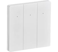 SMART-выключатель 3-клавишный ONI ITEQ 16А, с нейтралью, WIFI+BLE, белый IT-SM3NWBI-K01