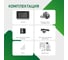 Wi-Fi видеоглазок c датчиком движения Novihome FOCUS 4 WIFI KIT, работа в приложении Smart Life (Tuya), запись фото/видео по датчику движения, работа от батареи до 3 месяцев 4371 8