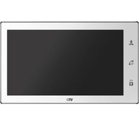 Монитор видеодомофона CTV -M4706AHD W с технологией Touch Screen, сенсорная панель управления Easy Buttons, белый 10-0000346