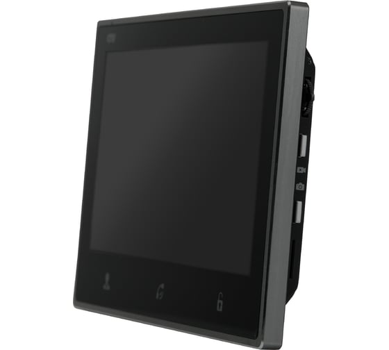 Монитор видеодомофона CTV -M4703AHD B формата AHD с IPS экраном 7, Hands free, встроенный детектор движения на 4 канала, черный 10-0000245