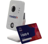 Камера wi fi Trassir TR-D7121IR1W v2 2.8 (комплект CloudCube1000) УТ-00043852