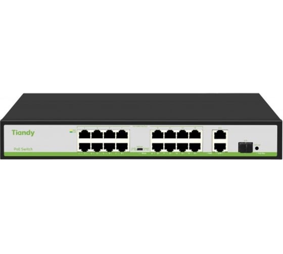 Неуправляемый РоЕ коммутатор Tiandy 19 портов TC-P3S019 H/1621/AT/180 00-01024124 1