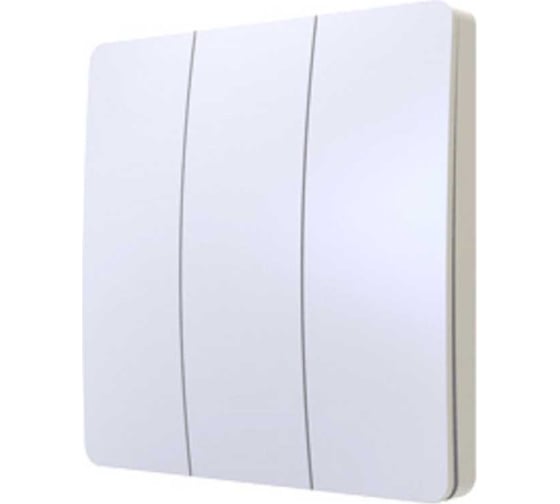 Дистанционный 3-клавишный выключатель GRITT Space белый, без реле, IP67 13003