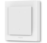 Настенный выключатель Aqara H2 (2 кнопки, 1 канал), модель WS-K07D