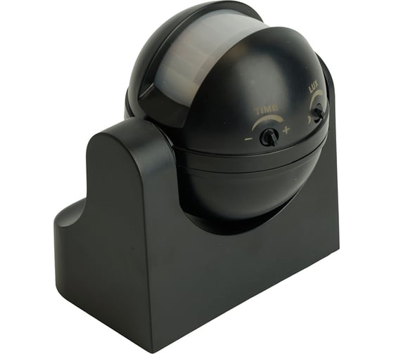 Датчик движения FERON 1200W 12m, 180, черный, SEN11, 51515