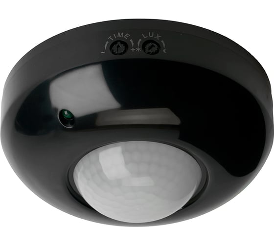 Датчик движения FERON 1200W 6m 120(горизонталь), 360(вертикаль), черный SEN5/LX20B, 51516 1