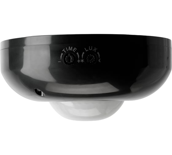 Датчик движения FERON 1200W 6m 120(горизонталь), 360(вертикаль), черный SEN5/LX20B, 51516
