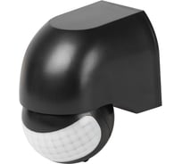 Датчик движения ЭРА MD 011 настенный инфракрасный 1200 Вт угол 180 градусов IP44, черный Б0066991