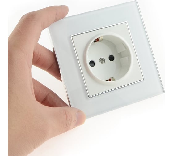 Умная розетка Bingoelec W1-034, WiFi белая 045