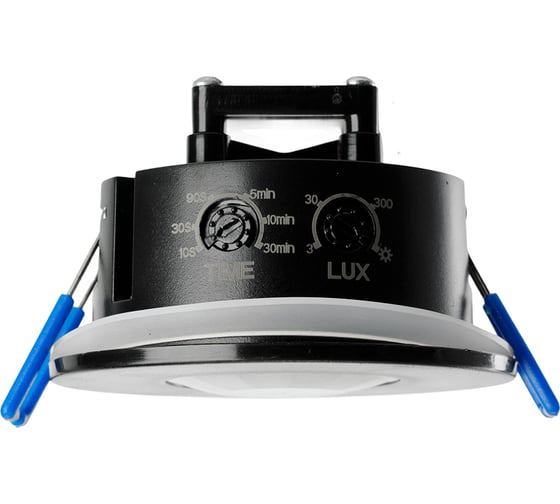 Датчик движения FERON и освещенности 1200W 8m 120(гориз.) 360(верт.) чёрный, SEN55, 51577