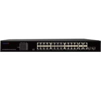 Коммутатор Trassir Ethernet, PoE TR-NS14282С-370-24POE УТ-00057605