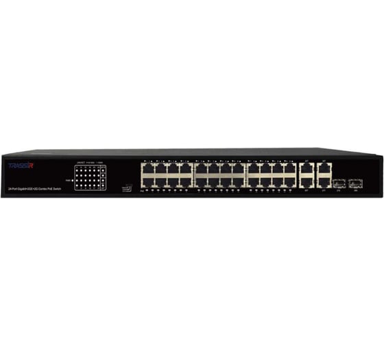Коммутатор Trassir Ethernet, PoE TR-NS14282С-370-24POE УТ-00057605 1