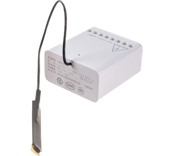 Беспроводное двухканальное реле AQARA 2 way relay module LLKZMK11LM