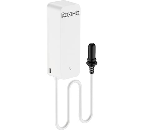 Умный Wi-Fi датчик температуры и влажности Roximo с внешним зондом, c Алисой SWTHP01