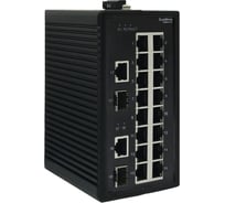 Неуправляемый промышленный коммутатор Systeme Electric Ethernet, 16x10/100BaseT, 2x100/1000BaseX SFP NSETU118T16X02A