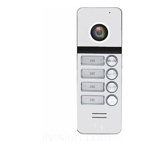 Вызывная панель AKSILIUM AHD-2 Silver 1080P 4 УТ000070373