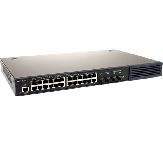 Управляемый L2+ стекируемый PoE коммутатор OSNOVO 14694