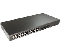 Управляемый стекируемый L3 коммутатор Gigabit Ethernet на 24xRJ45 + 4x10G SFP+ Uplink SW-24G4X-L3ST OSNOVO 14695