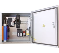 Уличный коммутатор OSNOVO OSS-44TB1(SW-60812/I) в корусе из нержавеющей стали с термостабилизацией и резервным питанием на базе уличной станции OSS-44TB1. Порты: 6 x FE (10/100Base-T) с PoE (до 30W) + 2 x FE (10/100Base-T) с PoE (до 60W) + 1 x GE (1 14223