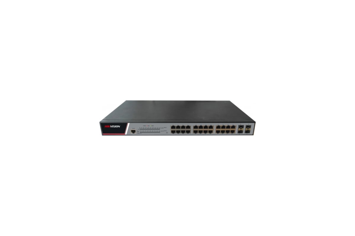 Управляемый PoE-коммутатор Hikvision DS-3E2528P АН5021949 - выгодная ...
